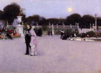 約翰 辛格 薩金特 In the Luxembourg Garden 約翰 辛格 薩金特 In the Luxembourg Garden